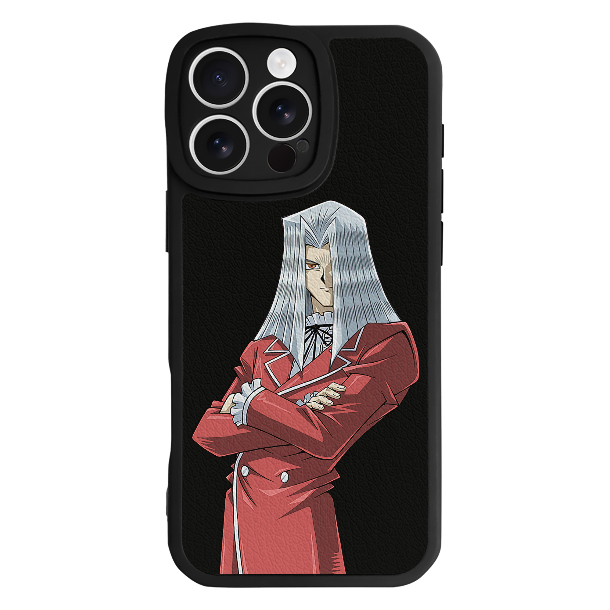 遊☆戯☆王 Yu-Gi-Oh! 【iPhone 16シリーズ対応】シリコンスマホケース（レザー調） 材質：シリコン